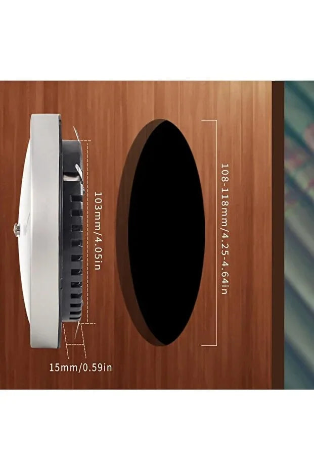 103mm çaplı, 15mm kalınlığında ahşap yüzeye monte edilebilir tavan lambası