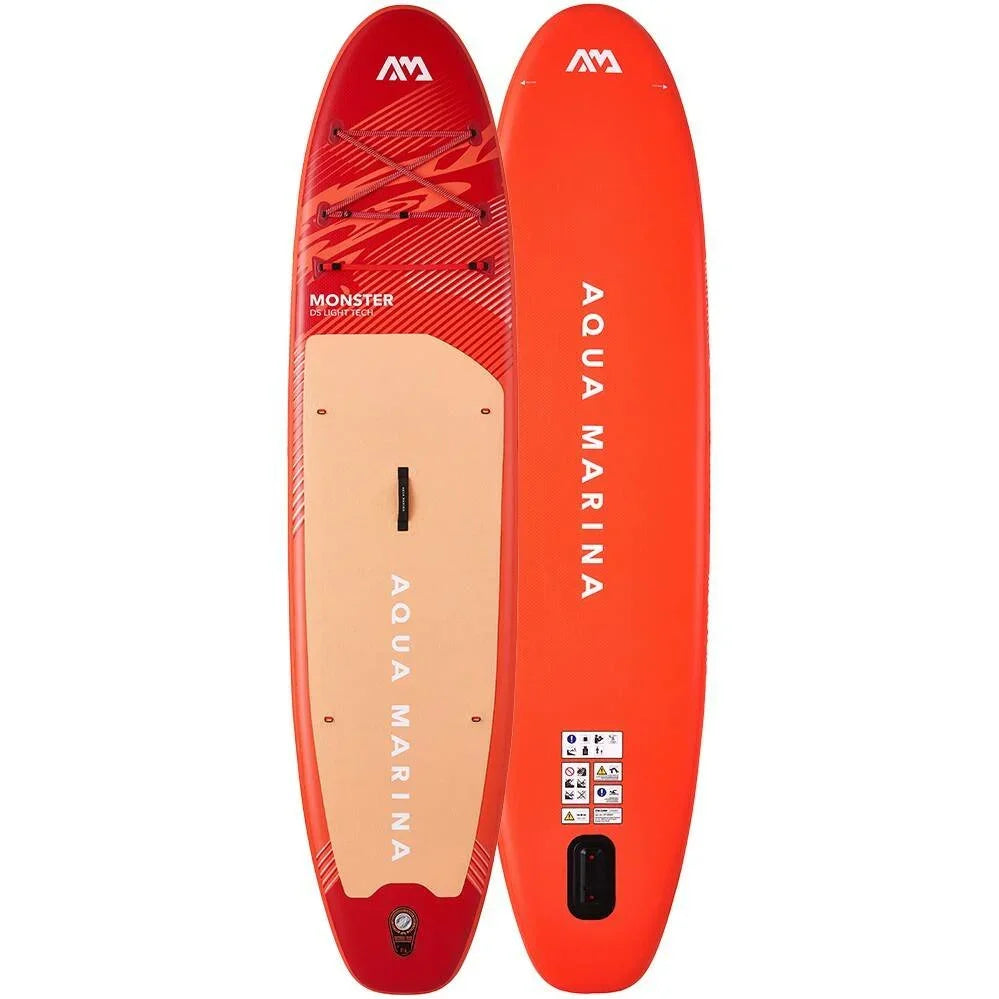 Kırmızı Aqua Marina Monster şişme SUP paddle board, outdoor su sporları ekipmanı