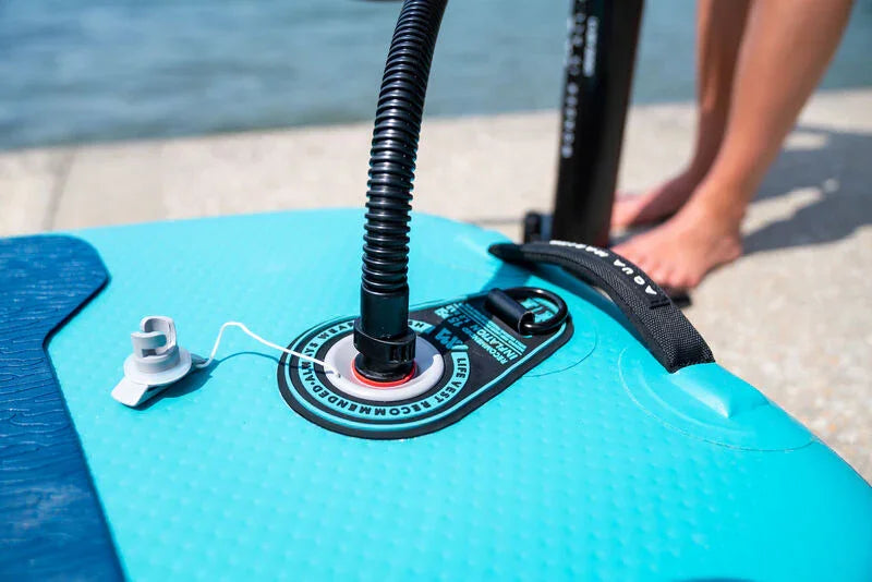 Şişme SUP board şişirme pompası, açık hava su sporları sahil kenarı