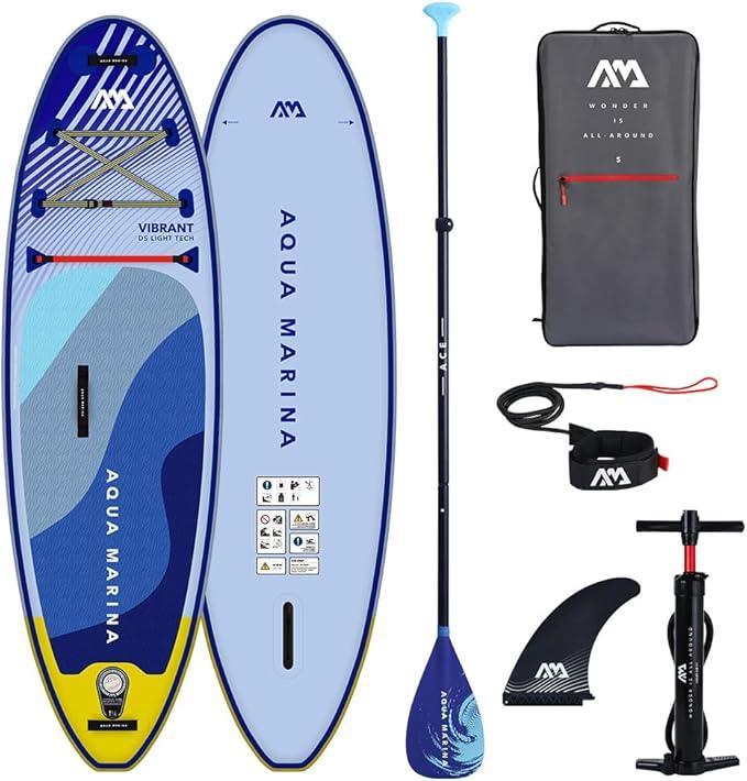 Aqua Marina gençler için şişme SUP board 240 cm, kürek, pompa ve taşıma çantası seti