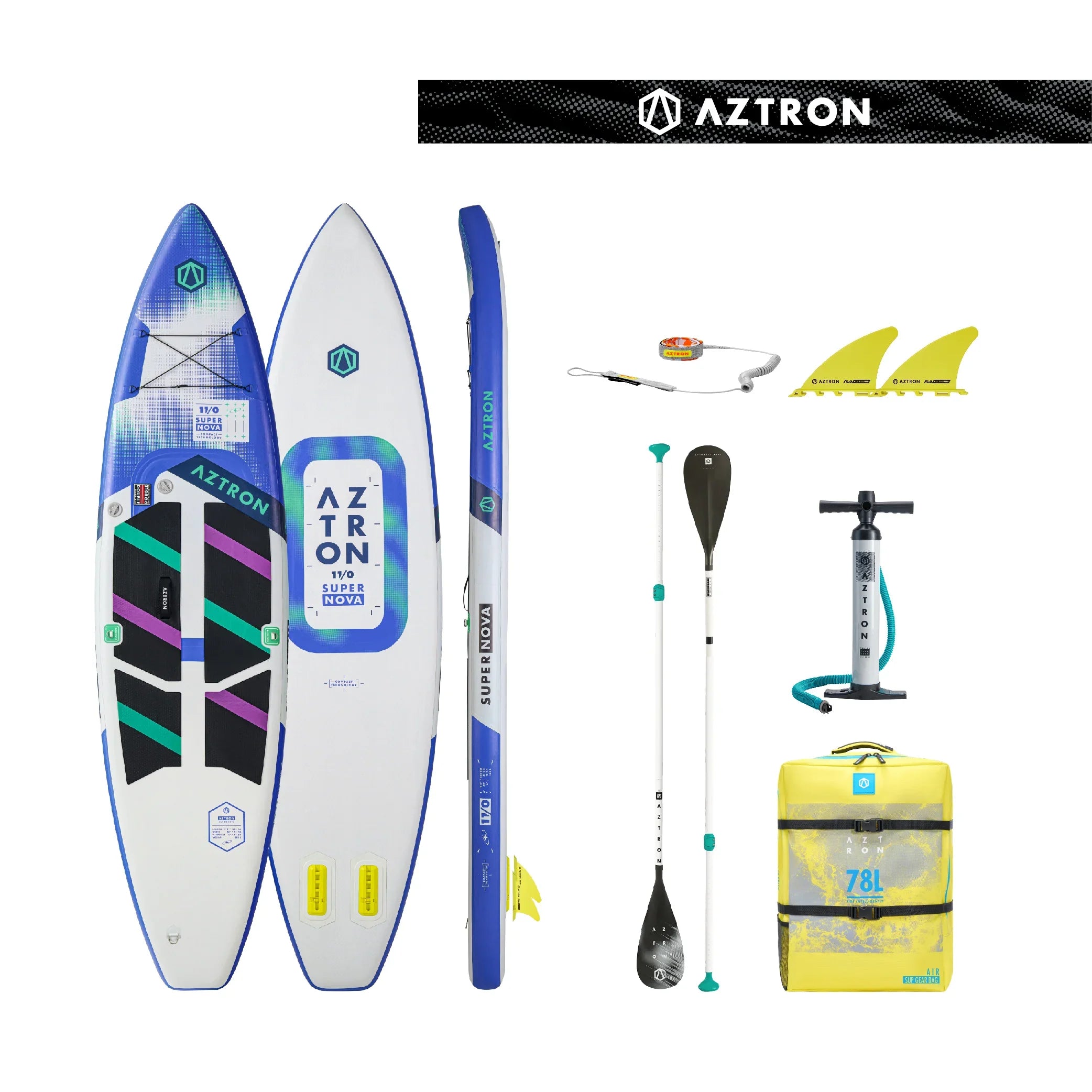 AZTRON Super Nova 335 cm - Touring SUP Board – Natura Zone