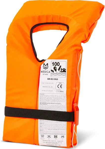 Mesica GDR-001 Çocuk Can Yeleği 100N – Sertifikalı